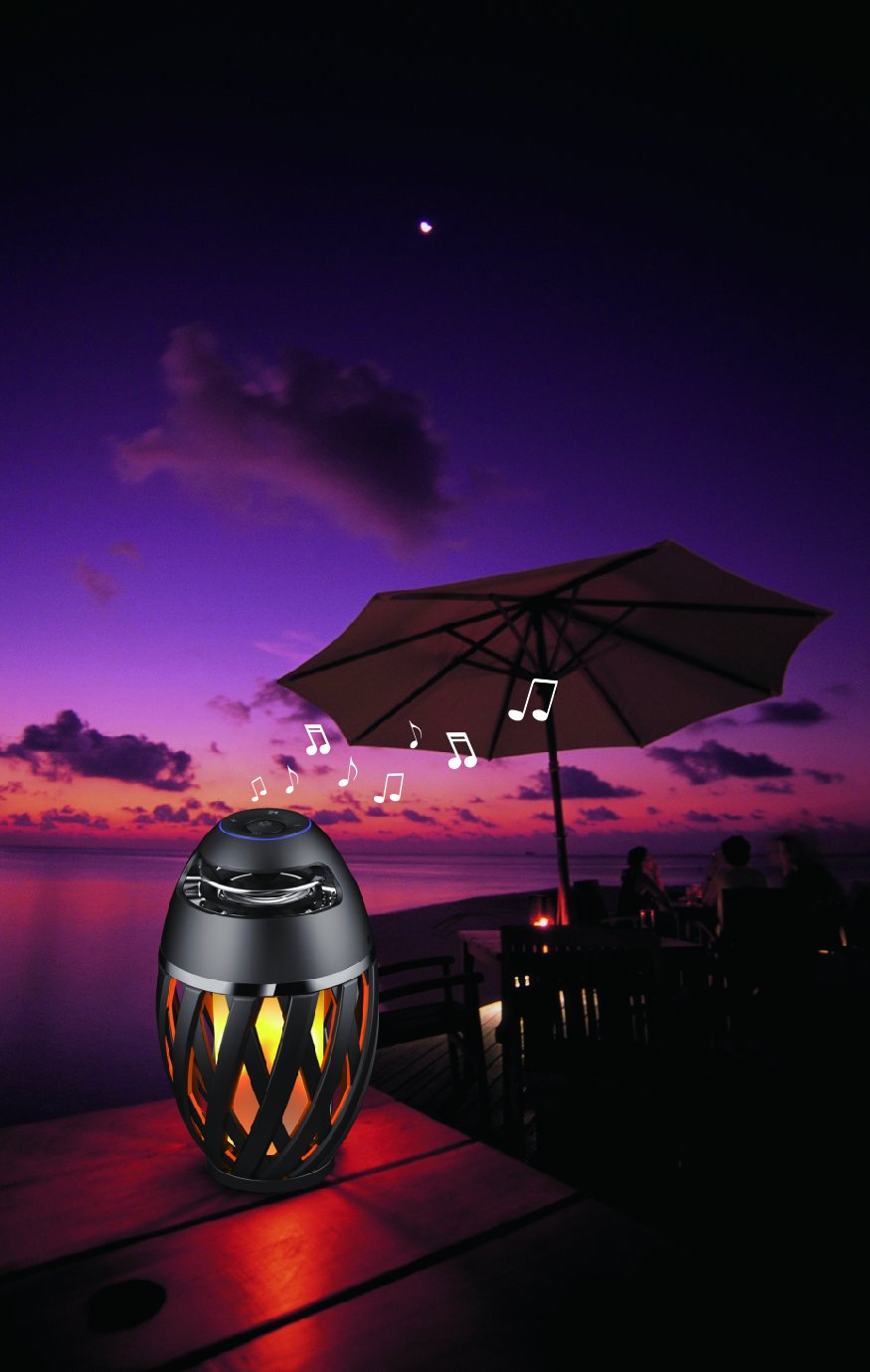 lexibook-decotech-btl075-altavoz-bluetooth-con-linterna-led-efecto-llama image 6
