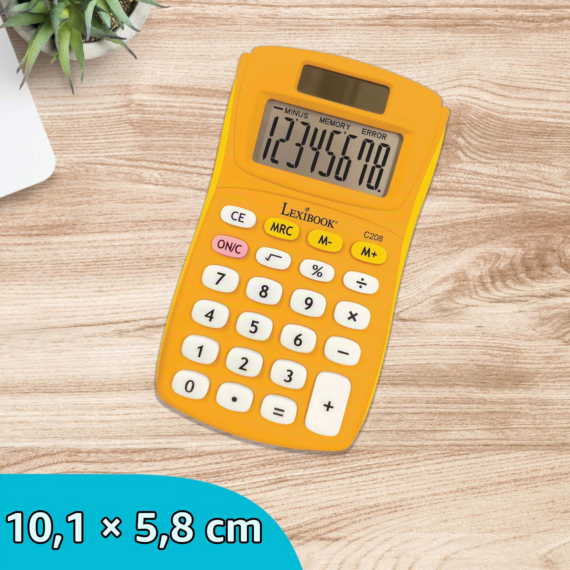 lexibook-fruities-c208d-calculadora-de-bolsillo-8-d-gitos-doble-alimentaci-n image 6