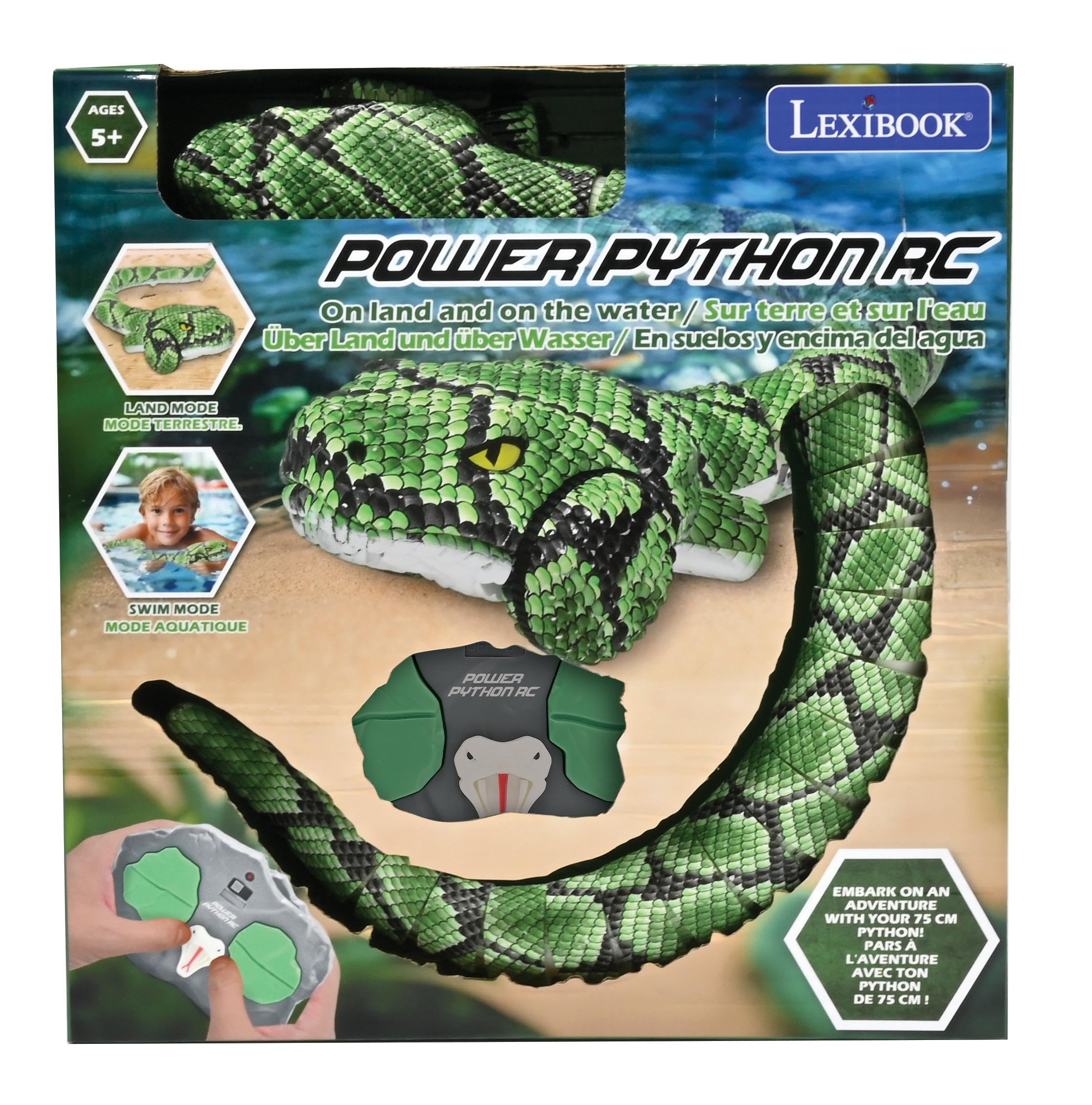 lexibook-power-python-snake01lxb-serpiente-rc-realista image 5