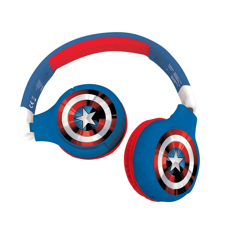 lexibook-hpbt010avlxb-vengadores-auriculares-bluetooth-infantiles-2-en-1 image 1