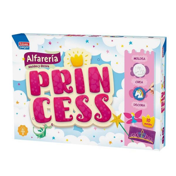 falomir-juegos-alfarer-a-princesas-kit-creativo-para-moldear-y-decorar image 2