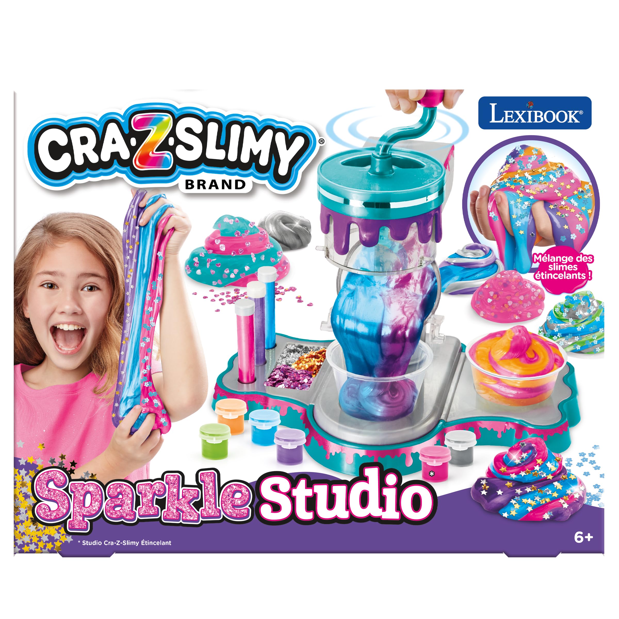 lexibook-estudio-slime-brillante-crslim40-kit-creativo-para-hacer-slime-personal image 6